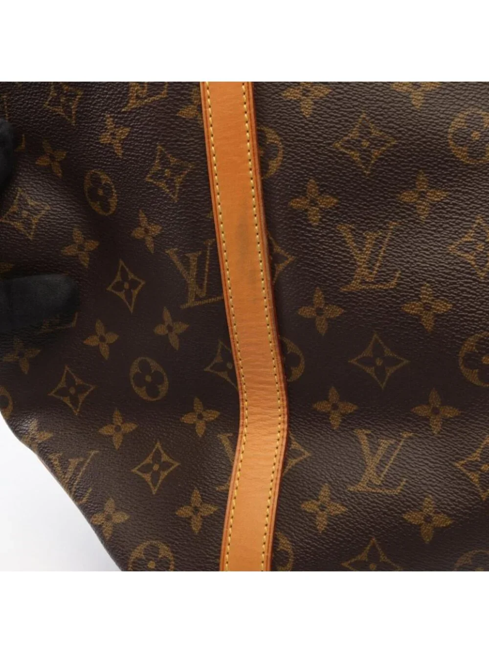 Louis Vuitton Tote Sac Shopping Canvas Leather